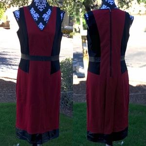 Red & Black Dress by Cynthia Steffe